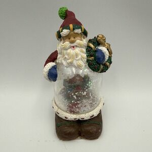 Kurt Adler Hard‎ Plastic Santa Claus Snow Globe Figure NO WATER